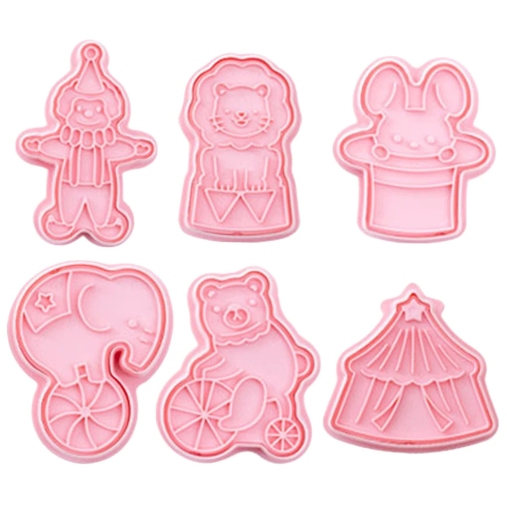 6 Pcs Stauffers Cookies Biscuit Mold Cutters Plastic Birthday Stamps for Kids Pink Child
6 Pcs Stauffers Cookies Biscuit Mold Cutters Plastic Birthday Stamps for Kids Pink Child