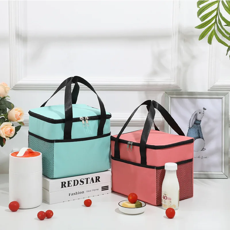 Large Simple Square Cationic Aluminum Foil Insulated Bag - Portable Cooler Tote for Work & Outdoor Picnic
Large Simple Square Cationic Aluminum Foil Insulated Bag - Portable Cooler Tote for Work & Outdoor Picnic