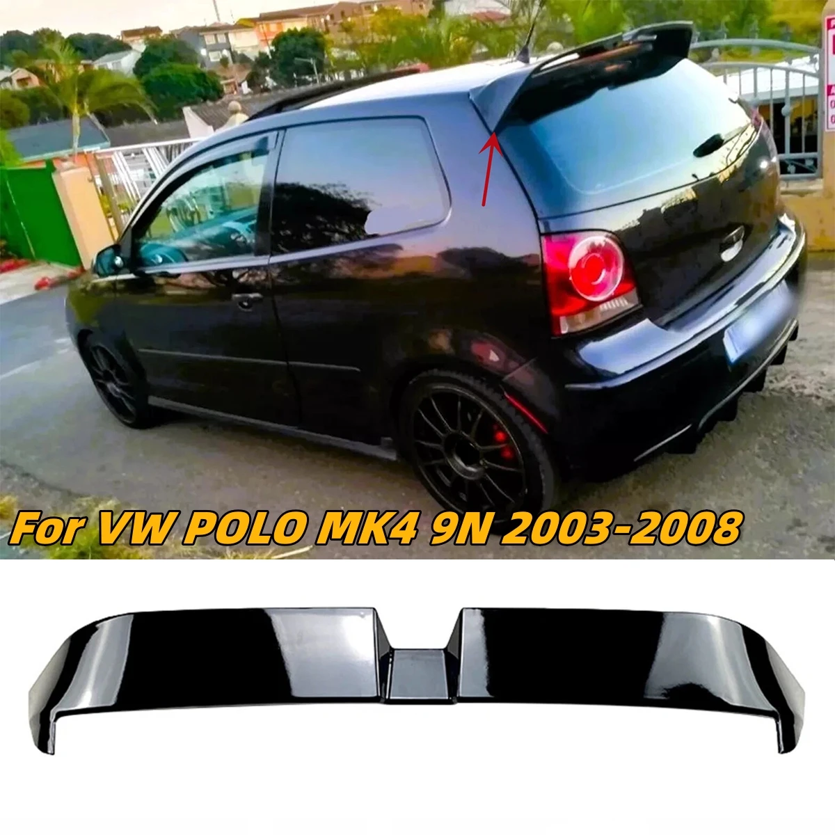 Oettinger Style Rear Trunk Spoiler Wing For VW Polo 4 MK4 9N 9N3 2003-2008 ABS Tail Trunk Lip Body Kits Tuning Glossy Black
Oettinger Style Rear Trunk Spoiler Wing For VW Polo 4 MK4 9N 9N3 2003-2008 ABS Tail Trunk Lip Body Kits Tuning Glossy Black