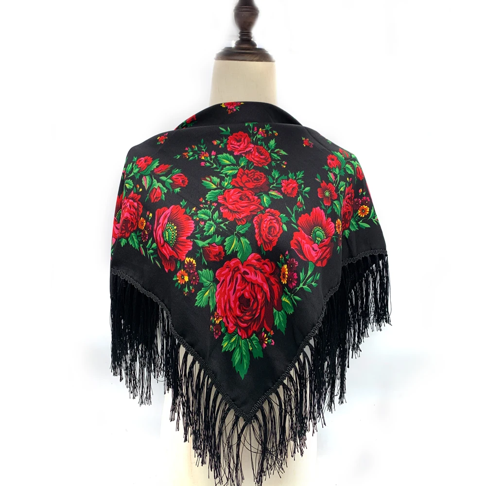 Russian Square Scarf Women Luxury Floral Print Fringed Bandana Scarves Pareo Lady Headband Scarves Babushka Head Wraps
Russian Square Scarf Women Luxury Floral Print Fringed Bandana Scarves Pareo Lady Headband Scarves Babushka Head Wraps