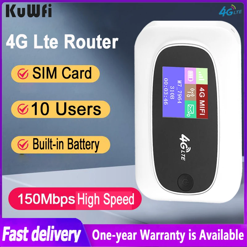 KuWfi разблокировка 4G LTE Wi-fi марш рутизатор цветной ЖК-дисплей 150mbps мобильный беспроводной точка доступа портативный Wi-Fi Карманный Mifi Sim карта Plug & Play
KuWfi разблокировка 4G LTE Wi-fi марш рутизатор цветной ЖК-дисплей 150mbps мобильный беспроводной точка доступа портативный Wi-Fi Карманный Mifi Sim карта Plug & Play