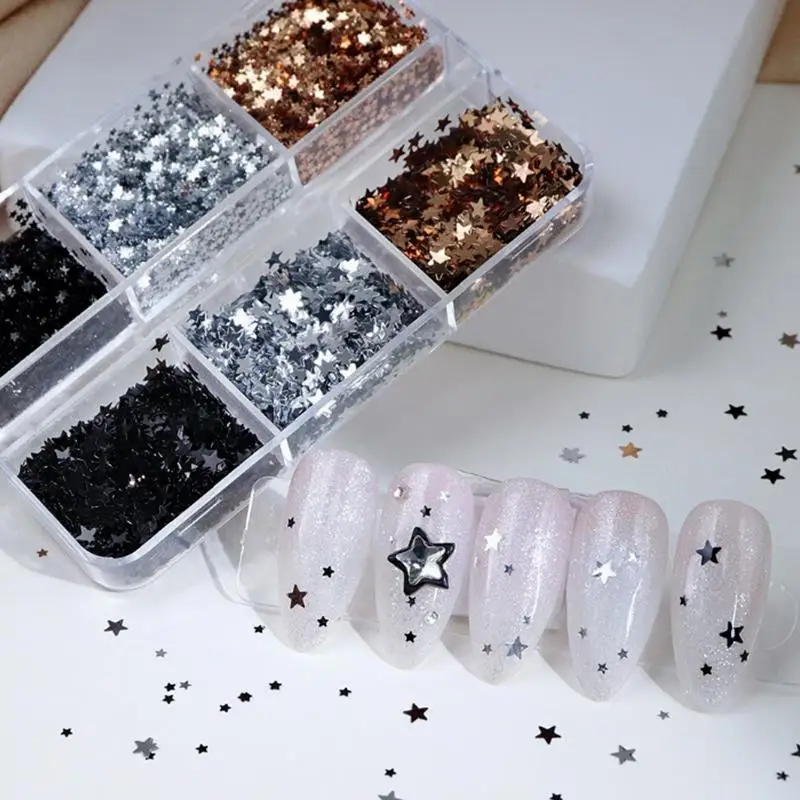 Star Heart Nail Glitter Sequins Mixed Mini Nail Art DIY Decor Sparkle Charms
Star Heart Nail Glitter Sequins Mixed Mini Nail Art DIY Decor Sparkle Charms