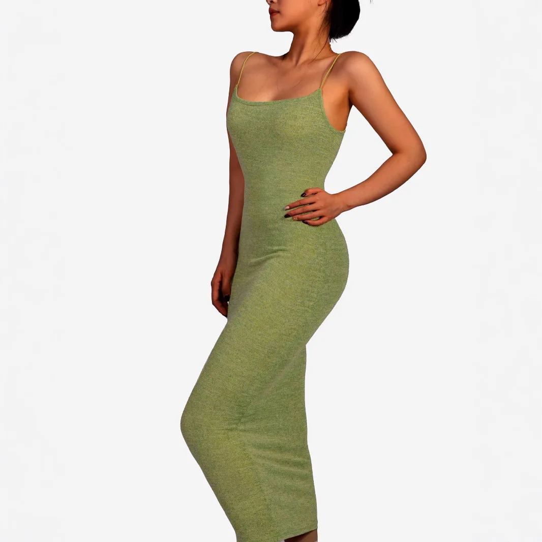 Summer Solid Color Women's Slim Fit Dress with Round Neck Hip Hugging Strap European and American Spicy Girl Sexy
Summer Solid Color Women's Slim Fit Dress with Round Neck Hip Hugging Strap European and American Spicy Girl Sexy