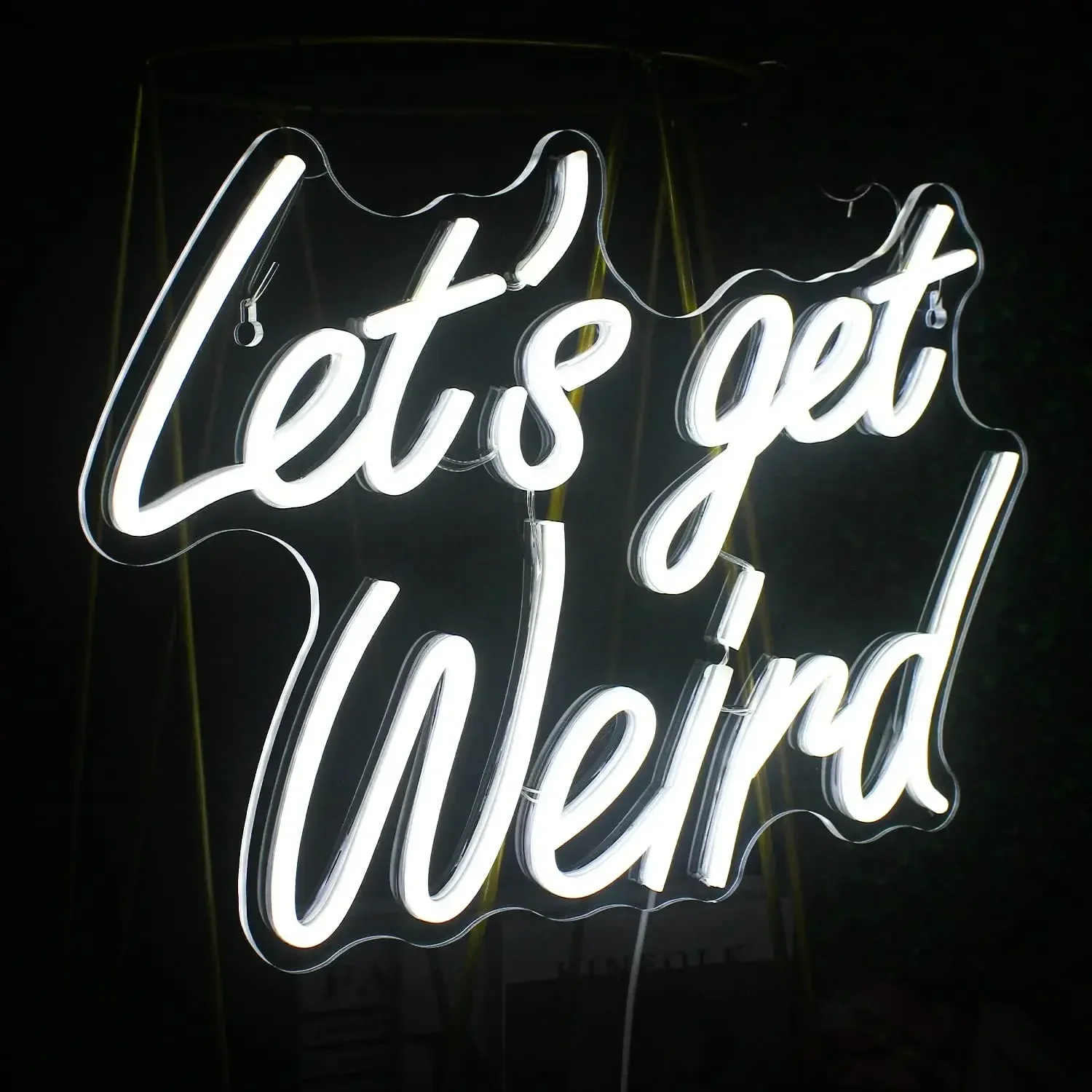 Let’s Get Weird Neon Sign Neon Light for Wall Decor Aesthetic Room Decor Home Wall Decor, GameRoom Decor Birthday Party Decor
Let’s Get Weird Neon Sign Neon Light for Wall Decor Aesthetic Room Decor Home Wall Decor, GameRoom Decor Birthday Party Decor