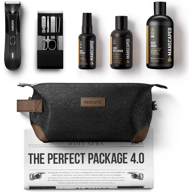 MANSCAPED® Perfect Package 4.0 Kit Contains: The Lawn Mower® 4.0 Electric Trimmer, Ball Deodorant, Body Wash
MANSCAPED® Perfect Package 4.0 Kit Contains: The Lawn Mower® 4.0 Electric Trimmer, Ball Deodorant, Body Wash