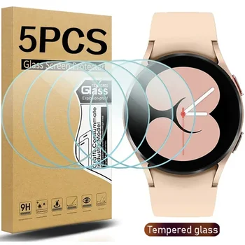 삼성 갤럭시 워치 4, 5, 6, 7, 40mm, 44mm, 클래식 42mm, 46mm 워치 3, 41mm, 45mm, 스크래치 방지 필름, HD 화면 보호기, 9H 강화 유리