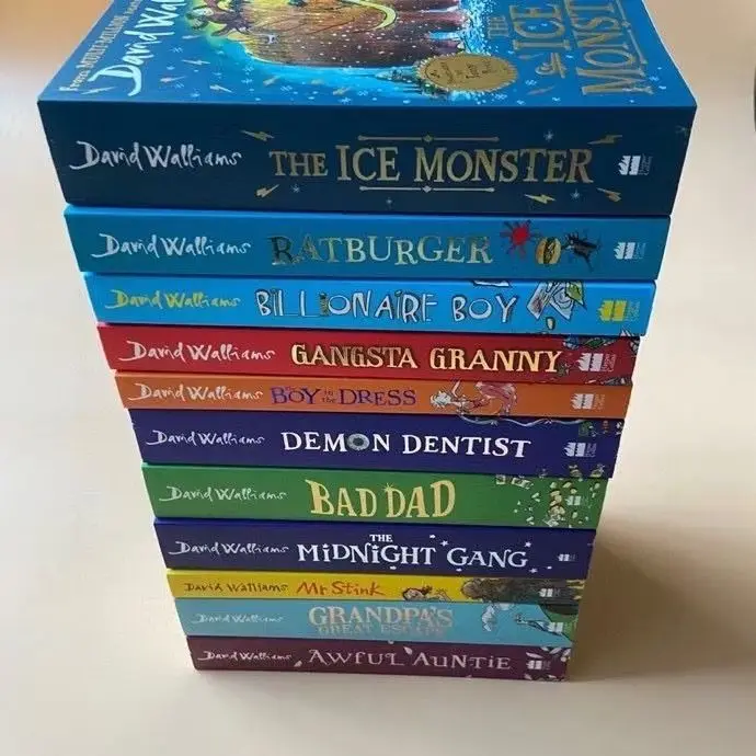 11 Books/Set David Walliams Children's Books Children's Cartoon Picture Book English Books
11 Books/Set David Walliams Children's Books Children's Cartoon Picture Book English Books