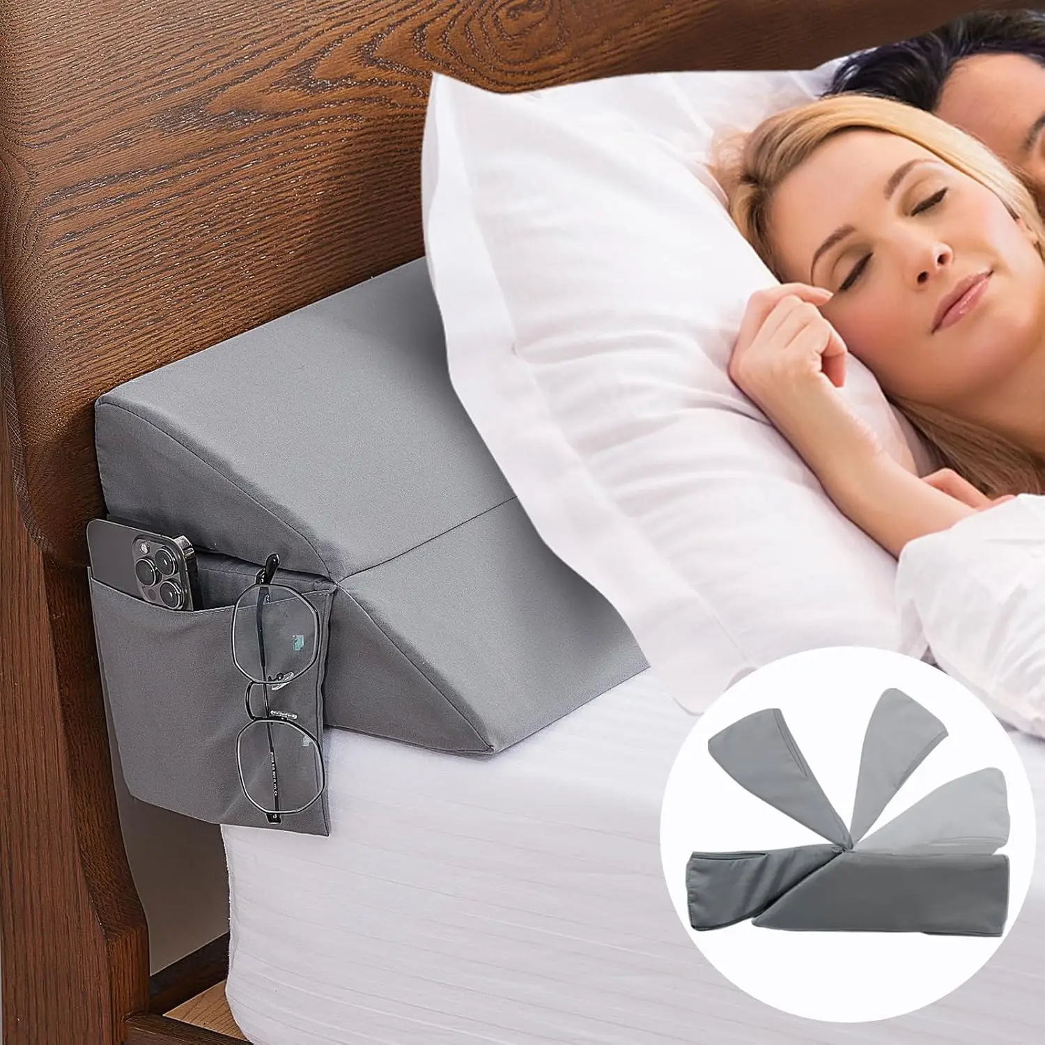 Headboard Gap Filler Queen,Bed Wedge Pillow For Headbpard Gap,Mattr Gap Filler (0-7""),Foam Wedge Pillow Fill Gap Between
Headboard Gap Filler Queen,Bed Wedge Pillow For Headbpard Gap,Mattr Gap Filler (0-7""),Foam Wedge Pillow Fill Gap Between