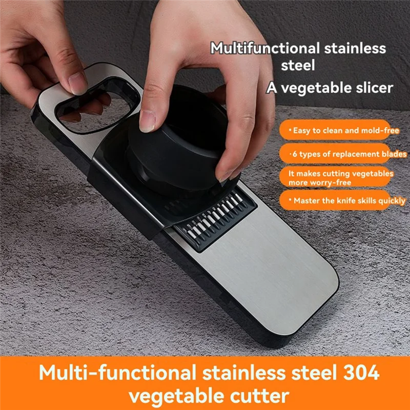 Multi-Function Kitchen Slicer Home Use Handprotected Potato Slicing Machine Stainless Steel Tool-Best Selling
Multi-Function Kitchen Slicer Home Use Handprotected Potato Slicing Machine Stainless Steel Tool-Best Selling