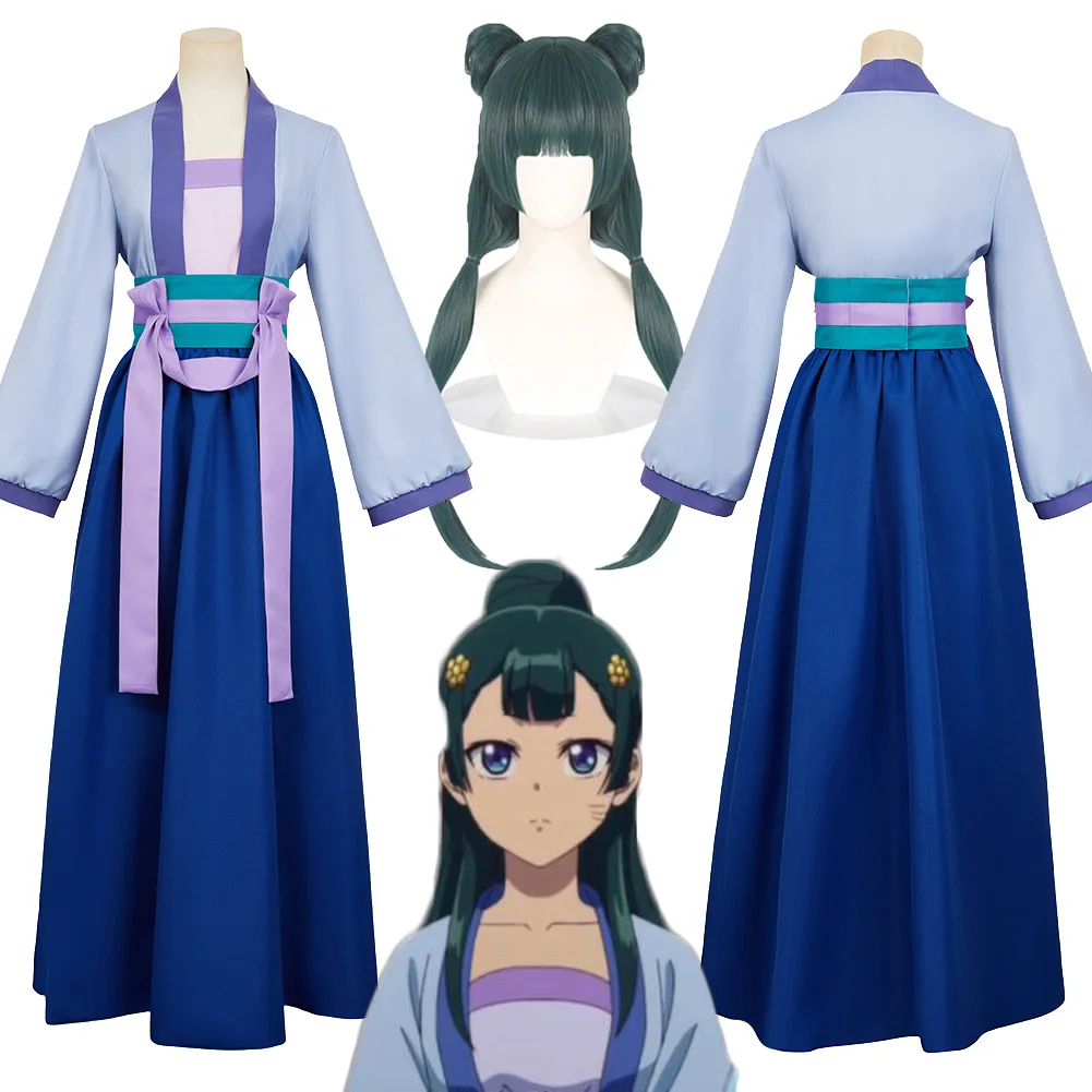 Anime Apothecary Diary Maomao blue Dress Uniform Women Party Outfits Cospaly Disguise Outfits Costume Carnival Suit
Anime Apothecary Diary Maomao blue Dress Uniform Women Party Outfits Cospaly Disguise Outfits Costume Carnival Suit