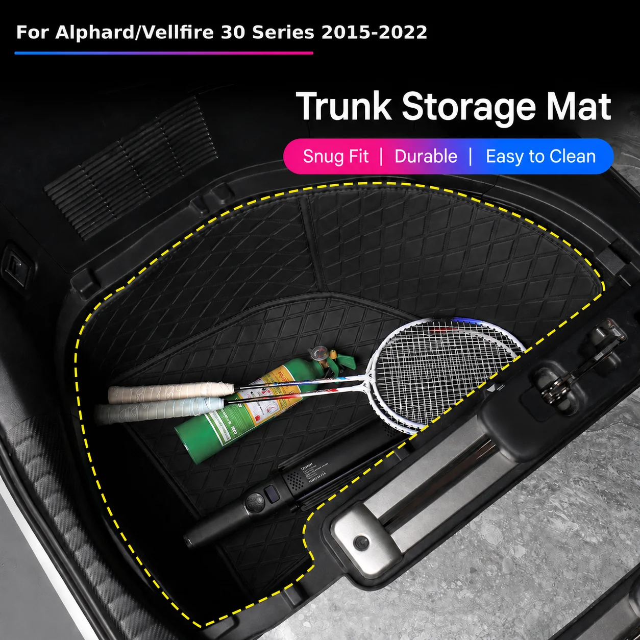 For Toyota Alphard Vellfire 30 Series 2015-2022 Rear Trunk Storage Box Mat Cargo Liner Protective Leather Pad
For Toyota Alphard Vellfire 30 Series 2015-2022 Rear Trunk Storage Box Mat Cargo Liner Protective Leather Pad