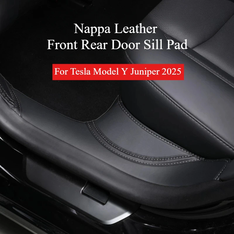 Front Rear Door Sill Pad for Tesla Model Y Juniper 2025 Nappa Leather Door Welcome Pedal Threshold Strip Protective Accessories
Front Rear Door Sill Pad for Tesla Model Y Juniper 2025 Nappa Leather Door Welcome Pedal Threshold Strip Protective Accessories