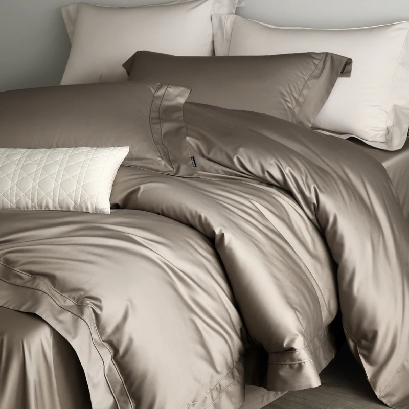 Customizable new 100S long-staple cotton four-piece led luxury master bedroom four-season bed sheet quilt cover
Customizable new 100S long-staple cotton four-piece led luxury master bedroom four-season bed sheet quilt cover