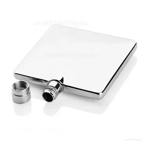Exquisite 4OZ Flat Hip Flasks High Quality Stainless Steel Whiskey Wine Pot for Outdoor Travel Portable Square Alcohol Container