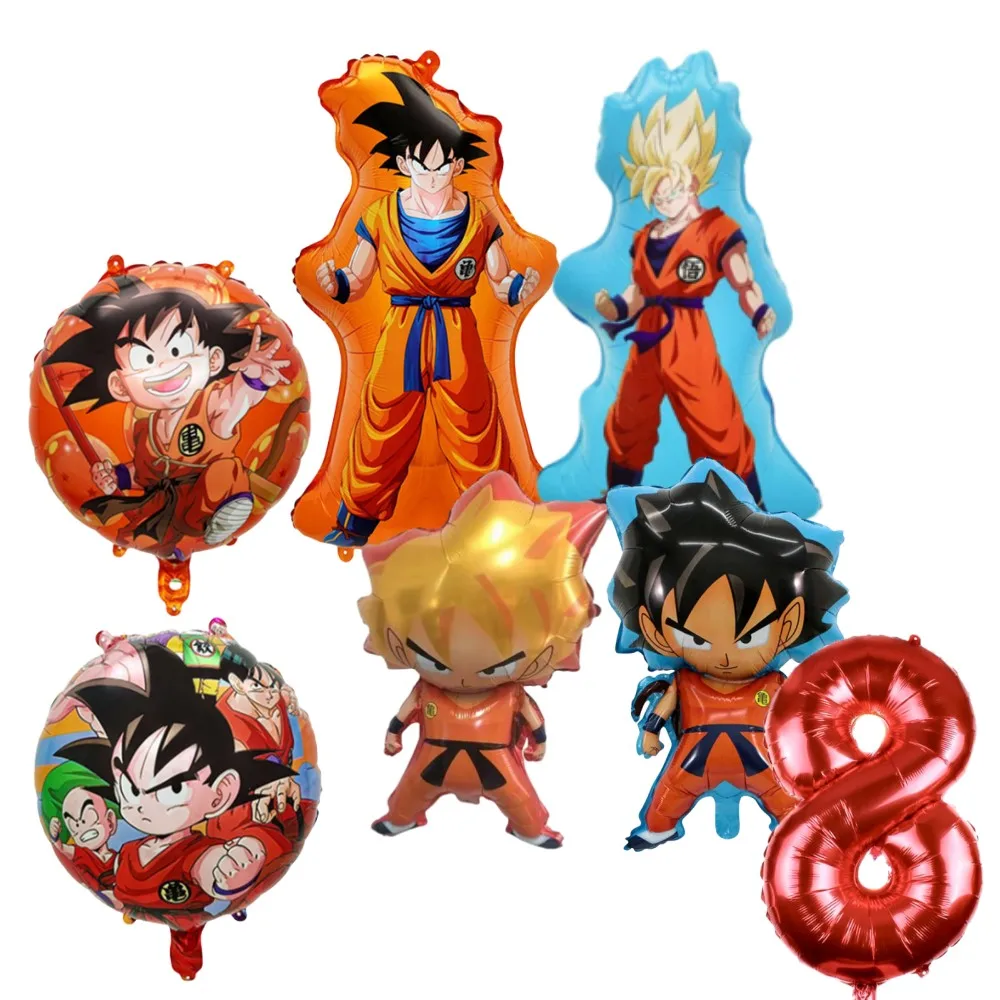 Dragon Ball Wukong Boys Birthday Party 7Pcs Supplies Anime Decoration Helium Aluminum Foil Balloon Red Digital Balloon Mix Match
Dragon Ball Wukong Boys Birthday Party 7Pcs Supplies Anime Decoration Helium Aluminum Foil Balloon Red Digital Balloon Mix Match