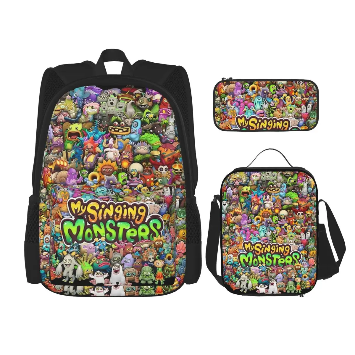 My Singing Monsters Cartoon Game 3pecs/set Backpack for Teenage Canvas Bags Lunch bag Pencil Case
My Singing Monsters Cartoon Game 3pecs/set Backpack for Teenage Canvas Bags Lunch bag Pencil Case
