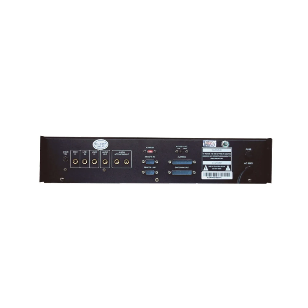 2 U Size Lucky Tone Public Address 10 Channel Paging Selector with LED Indicator
2 U Size Lucky Tone Public Address 10 Channel Paging Selector with LED Indicator