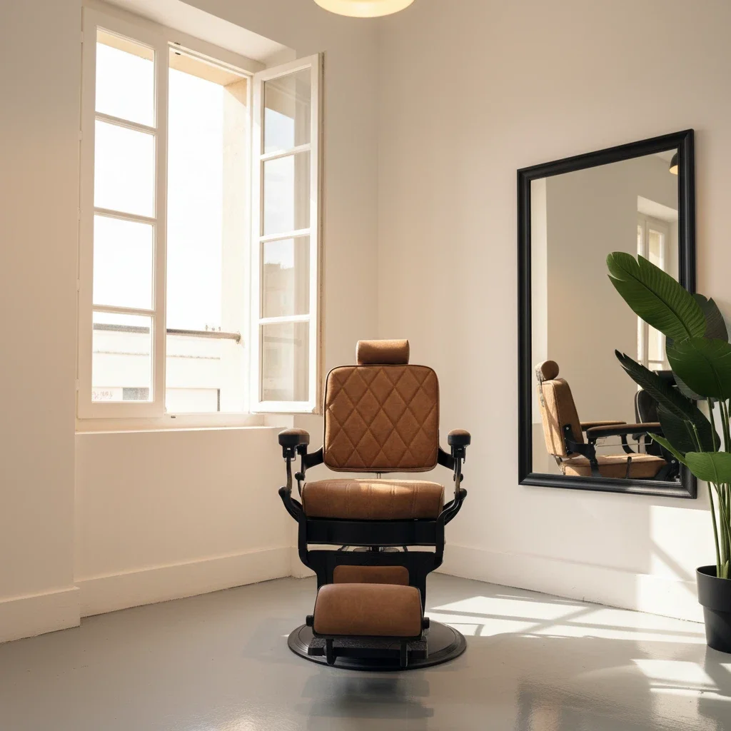 Professional Barber Salon Furniture Professional Set Hairdressing Chair Barber Station Styling Unit for Beauty Salon Barber Shop
Professional Barber Salon Furniture Professional Set Hairdressing Chair Barber Station Styling Unit for Beauty Salon Barber Shop