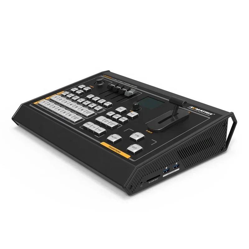 VS0605U SDI DVI-I HDMI VGA USB Player Multi-format Streaming Switcher Mixer PTZ Camera Control with Record PGM Video
VS0605U SDI DVI-I HDMI VGA USB Player Multi-format Streaming Switcher Mixer PTZ Camera Control with Record PGM Video