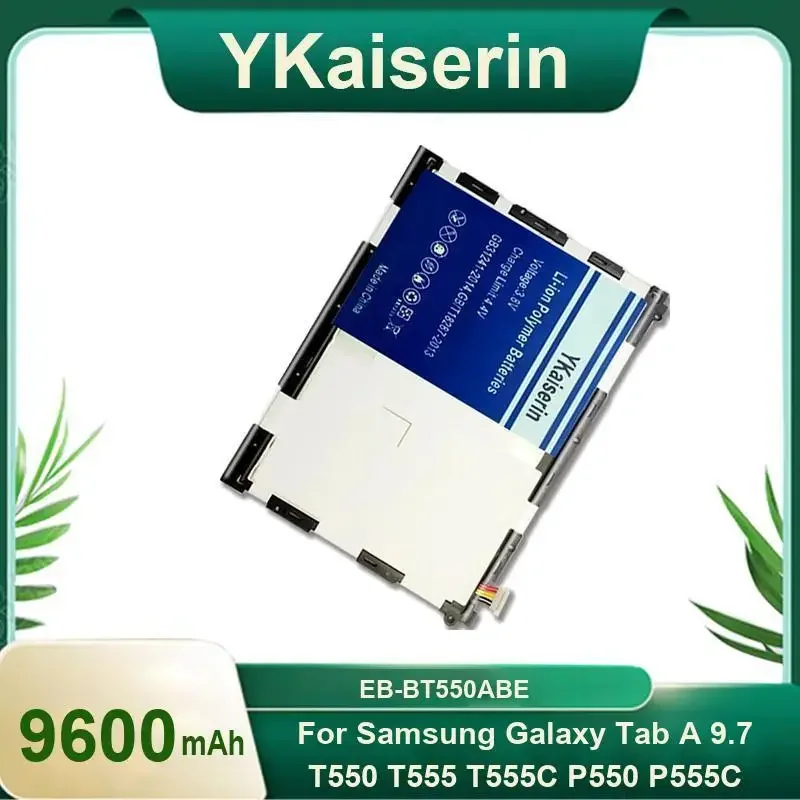 Аккумулятор для планшета Samsung Galaxy Tab A 9,7 EB-BT550ABE 9600 мАч для Samsung Galaxy Tab A 9,7 дюйма SM-T550 SM-P550 T555/S P351
Аккумулятор для планшета Samsung Galaxy Tab A 9,7 EB-BT550ABE 9600 мАч для Samsung Galaxy Tab A 9,7 дюйма SM-T550 SM-P550 T555/S P351