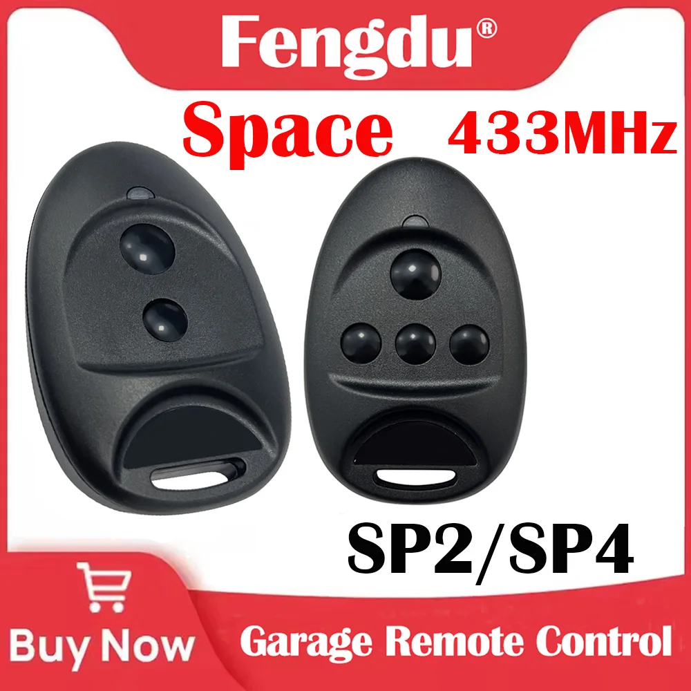 Remote Control Garage Door Opener 433.92MHz SPACE SP4 SP2 Wireless Remote Control Command Transmitter
Remote Control Garage Door Opener 433.92MHz SPACE SP4 SP2 Wireless Remote Control Command Transmitter