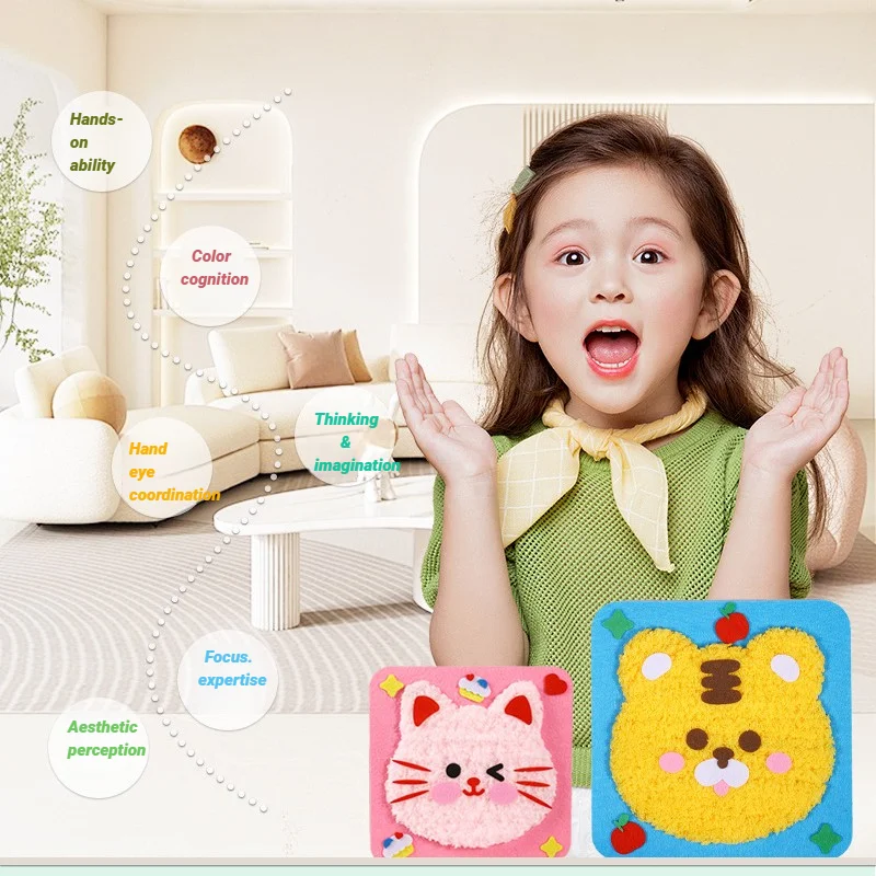 Strictly Select Children's Puzzle Toys, Poke Poke Le Kindergarten, Poke Draw Handmade Diy Material Package, Cartoon Animal Stick
Strictly Select Children's Puzzle Toys, Poke Poke Le Kindergarten, Poke Draw Handmade Diy Material Package, Cartoon Animal Stick