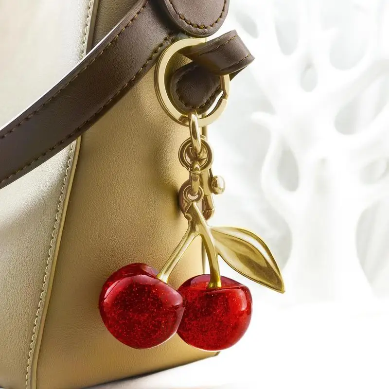 Cute Cherry Shape Keychain Crystal Cherry Pendant Exquisite Fashion Handbag Charm Luxury Elegant Bag Ornament Trendy Internet Famous Decorative Accessories Gifts For Women Girls
Cute Cherry Shape Keychain Crystal Cherry Pendant Exquisite Fashion Handbag Charm Luxury Elegant Bag Ornament Trendy Internet Famous Decorative Accessories Gifts For Women Girls