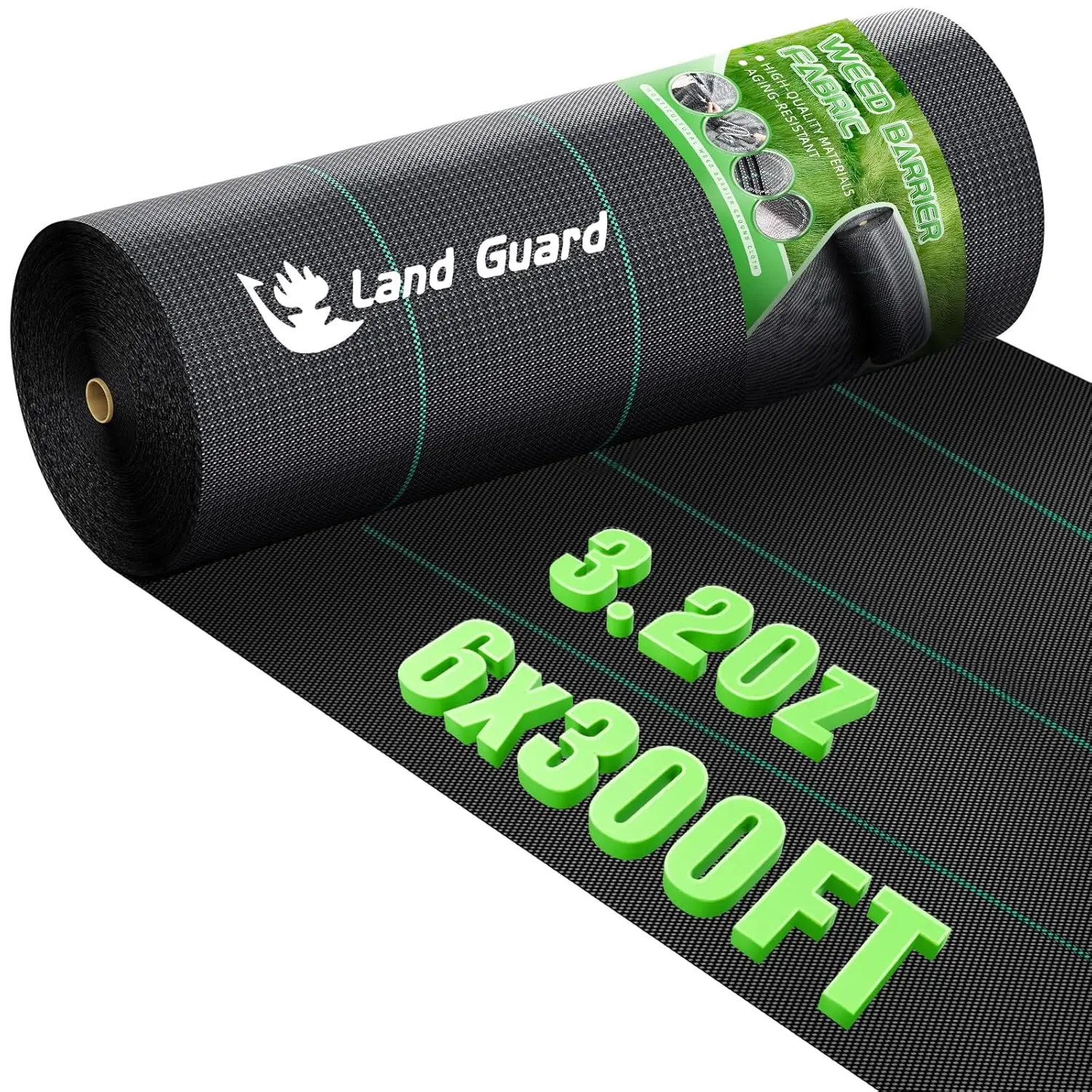 6ft x 300ft Heavy Duty Weed Barrier Fabric, Woven Landscape Ground Cover for Garden, Lawn & Outdoor Projects
6ft x 300ft Heavy Duty Weed Barrier Fabric, Woven Landscape Ground Cover for Garden, Lawn & Outdoor Projects