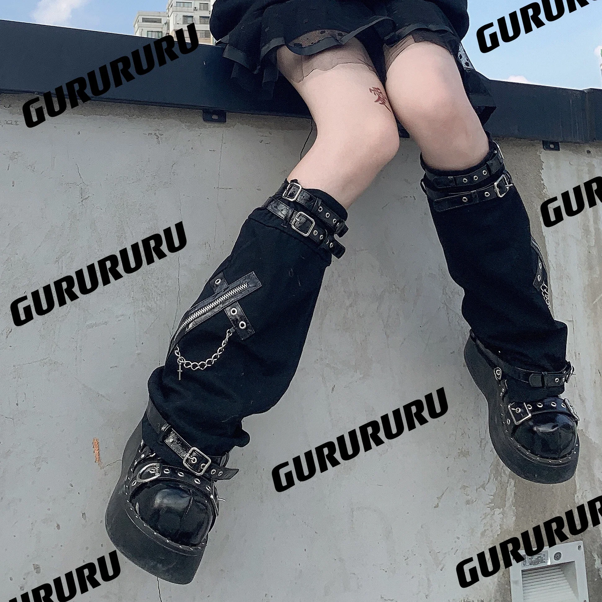 New Japanese Hot Girl Black Splicing Knee Sleeve Warm Leg Cover Harajuku Punk Fashion JK Leg Warmers
New Japanese Hot Girl Black Splicing Knee Sleeve Warm Leg Cover Harajuku Punk Fashion JK Leg Warmers