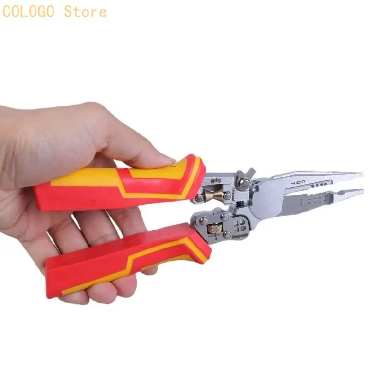 Wire Stripper Wire Stripping Pliers for Cutting and Pulling Wires with Electricity Measurement Function D0LD
Wire Stripper Wire Stripping Pliers for Cutting and Pulling Wires with Electricity Measurement Function D0LD