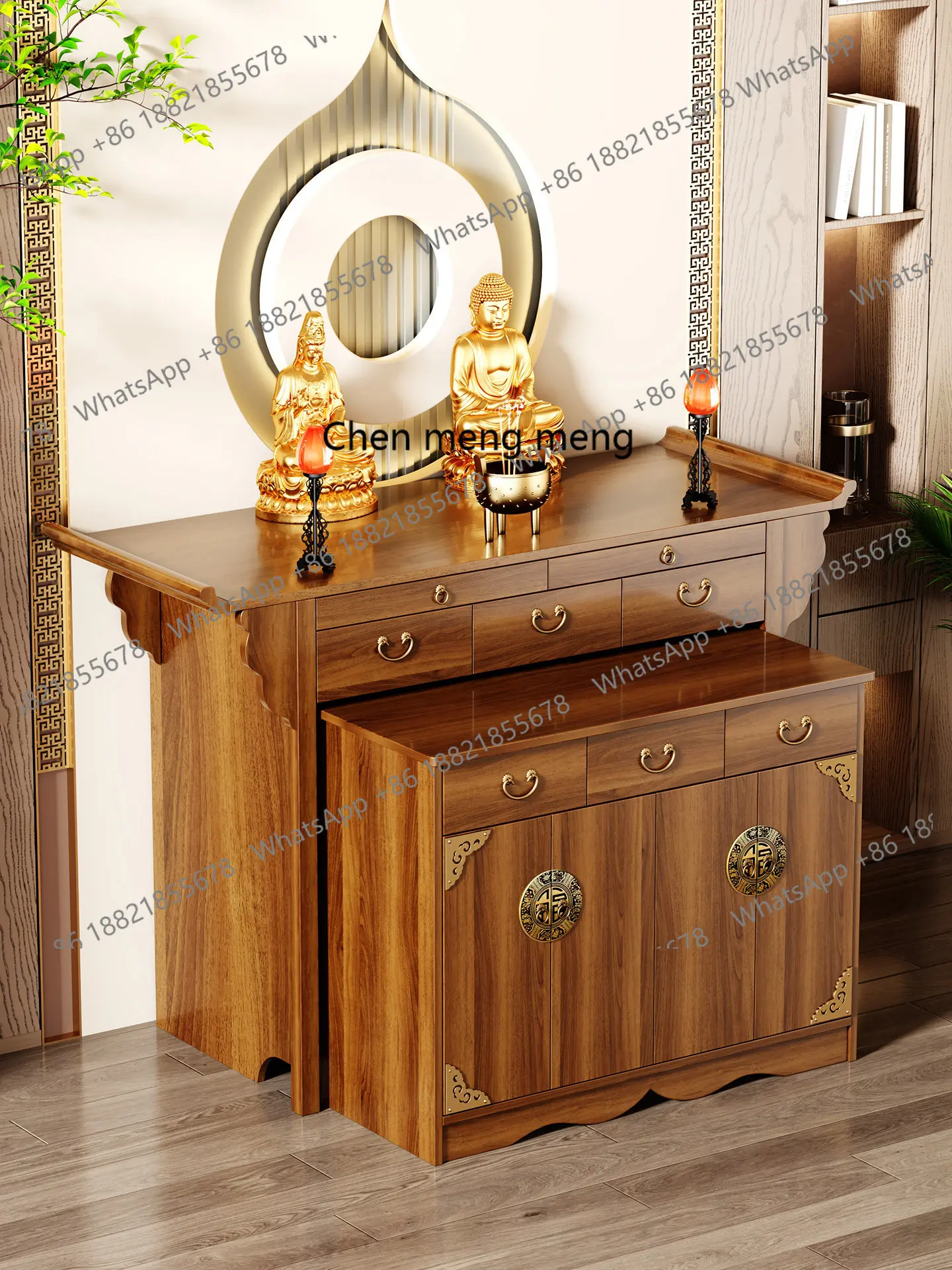 Table incense case for household use, table offering altar cabinet Guan Gong Guanyin Bodhisattva altar cabinet
Table incense case for household use, table offering altar cabinet Guan Gong Guanyin Bodhisattva altar cabinet