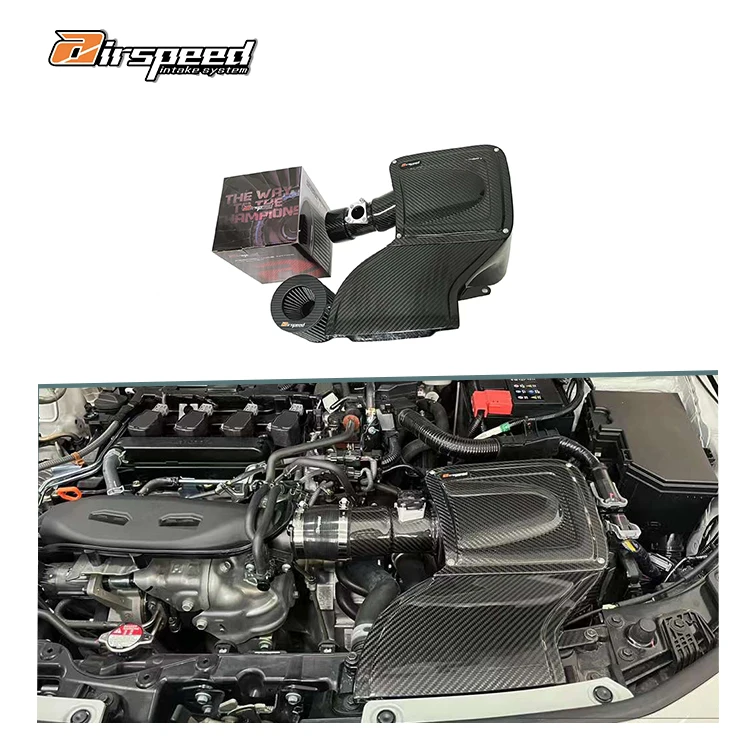 Airspeed Brand Dry Carbon Fiber Car Engine Cabin Parts Carbon Cold Air Intake System Kits for Honda Civic 11th 1.5T 2022-UP
Airspeed Brand Dry Carbon Fiber Car Engine Cabin Parts Carbon Cold Air Intake System Kits for Honda Civic 11th 1.5T 2022-UP