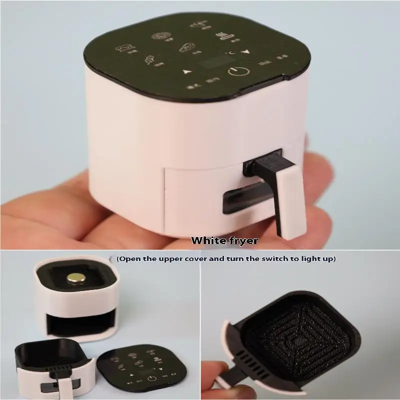 1 Piece Dollhouse Miniature Appliance Set Simulation Air Fryer Warm Water Bottle Rice Bucket Juicer Model For Kitchen Scene Deco
1 Piece Dollhouse Miniature Appliance Set Simulation Air Fryer Warm Water Bottle Rice Bucket Juicer Model For Kitchen Scene Deco