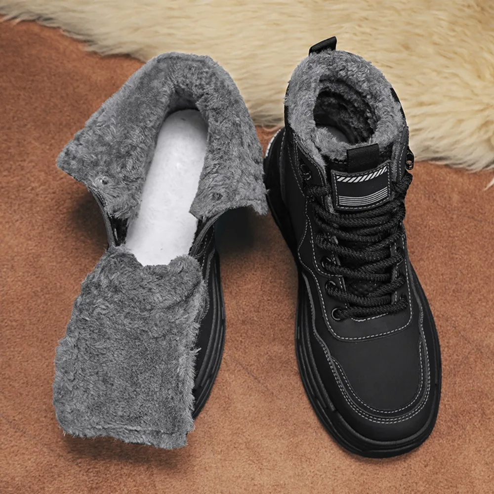 British Style Black Men's Ankle Boots Size 45 High top Works Sneakers Men Outdoor Motorcycle Shoes Man Motorbike Shoes Trendy
British Style Black Men's Ankle Boots Size 45 High top Works Sneakers Men Outdoor Motorcycle Shoes Man Motorbike Shoes Trendy