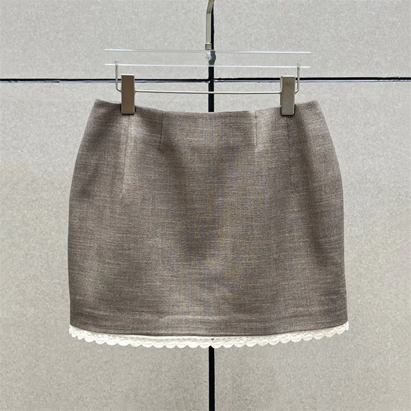 Women's skirt New lace patchwork mini skirt for summer 2026 High waisted slim fit short skirt women's half skirt pencil skirt
Women's skirt New lace patchwork mini skirt for summer 2026 High waisted slim fit short skirt women's half skirt pencil skirt