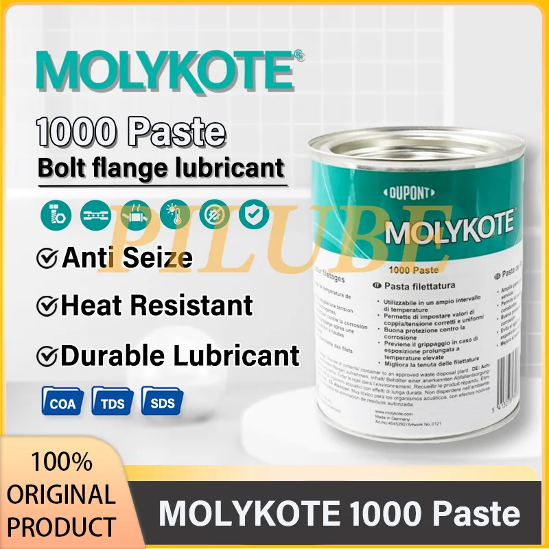 MOLYKOTE 1000, антизапечатывающая паста, высокотемпературная твердая смазка на медной основе для фланцев болтов и сборки выпускного коллектора
MOLYKOTE 1000, антизапечатывающая паста, высокотемпературная твердая смазка на медной основе для фланцев болтов и сборки выпускного коллектора