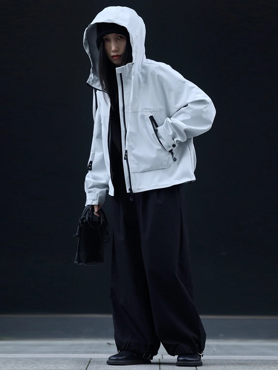 Blue Casual Hooded Windbreaker Women's Loose Short Style Anti-wind Jacket Spring Autumn New Arrival Fashionable Polyester Fiber
Blue Casual Hooded Windbreaker Women's Loose Short Style Anti-wind Jacket Spring Autumn New Arrival Fashionable Polyester Fiber