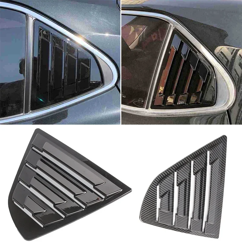 Carbon Fiber Car Rear Window Shutter Cover Trim Window Louver Side Vent ABS Trim For Toyota Camry Auto Accessories 2018-2021
Carbon Fiber Car Rear Window Shutter Cover Trim Window Louver Side Vent ABS Trim For Toyota Camry Auto Accessories 2018-2021