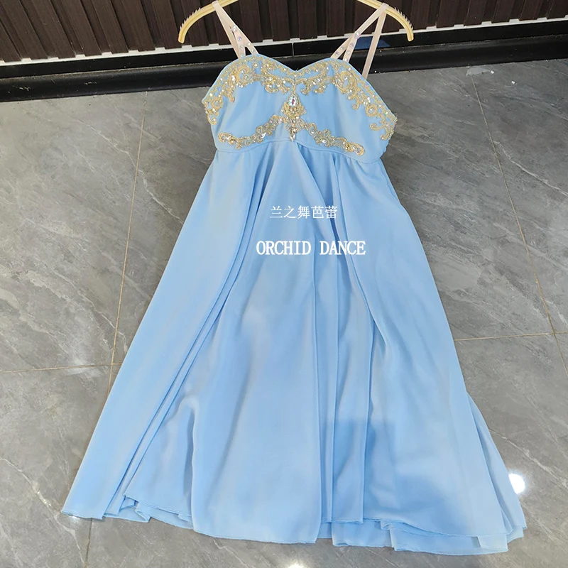 BT2507043 Высокое качество, индивидуальный размер, детская одежда для балета и танцев для девочек, синее длинное романтическое платье-пачка для девочек
BT2507043 Высокое качество, индивидуальный размер, детская одежда для балета и танцев для девочек, синее длинное романтическое платье-пачка для девочек