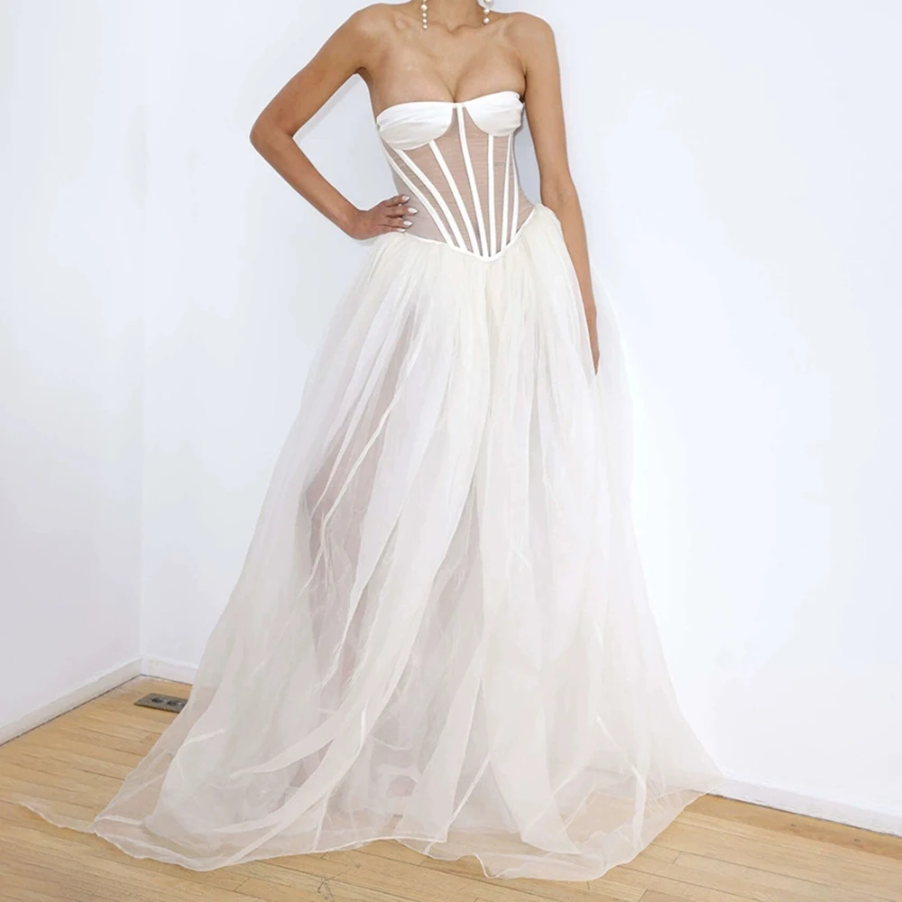 Новое белое платье-труба с рыбьей косточкой, элегантное сетчатое перспективное свадебное платье, длинное праздничное платье-GZXX354
Новое белое платье-труба с рыбьей косточкой, элегантное сетчатое перспективное свадебное платье, длинное праздничное платье-GZXX354