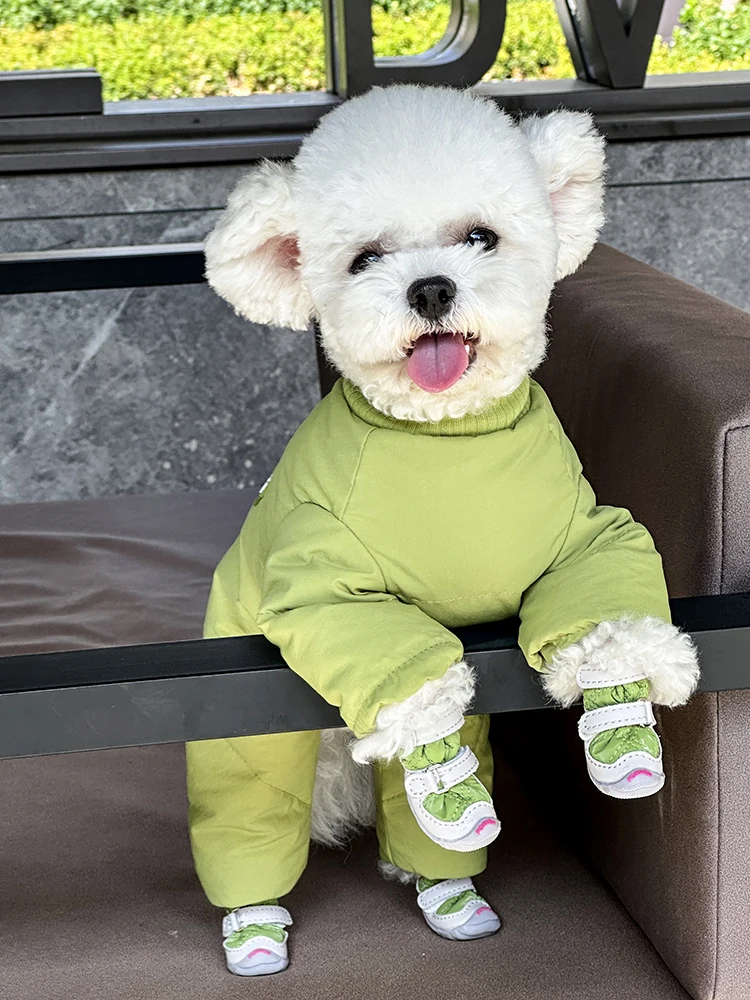 Dog shoes four seasons dog mesh shoes breathable easy to wear anti-drop feet teddy winter velvet small dog shoes
Dog shoes four seasons dog mesh shoes breathable easy to wear anti-drop feet teddy winter velvet small dog shoes