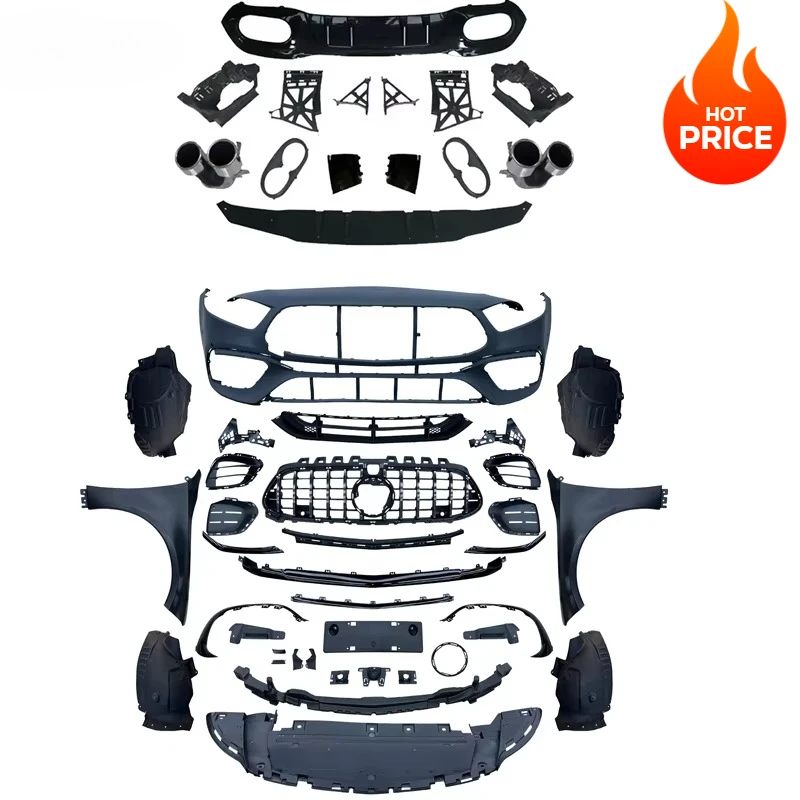 Enclosure Kit for 2019-2024 Benz A-Class W177 Hatchback Sport - Upgrade to Wide A45s Body Kit (Grille + Front Bumper) |
Enclosure Kit for 2019-2024 Benz A-Class W177 Hatchback Sport - Upgrade to Wide A45s Body Kit (Grille + Front Bumper) |