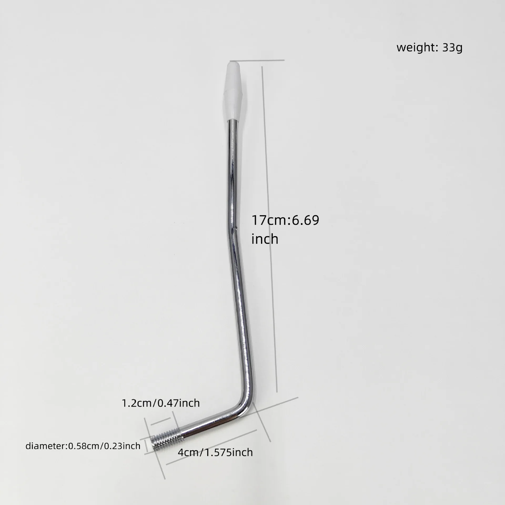 Guitar 6mm Tremolo Arm Gold / Silver / Black Single Rocking Vibrato Bar For ST Guitar Bridge Replacement
Guitar 6mm Tremolo Arm Gold / Silver / Black Single Rocking Vibrato Bar For ST Guitar Bridge Replacement