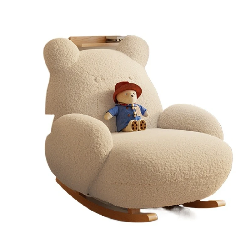 Lazy sofa rocking chair, single balcony casual cream wind big white rocking recliner
Lazy sofa rocking chair, single balcony casual cream wind big white rocking recliner