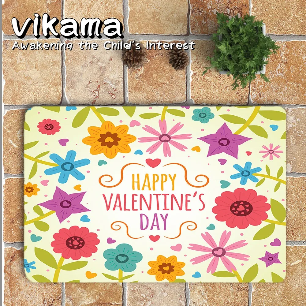 VIKAMA Botanical Rug Scrubbable Pile Floor Mat With Petals Non-Slip Kitchen Garden for Floral Literacy and Family Connections
VIKAMA Botanical Rug Scrubbable Pile Floor Mat With Petals Non-Slip Kitchen Garden for Floral Literacy and Family Connections