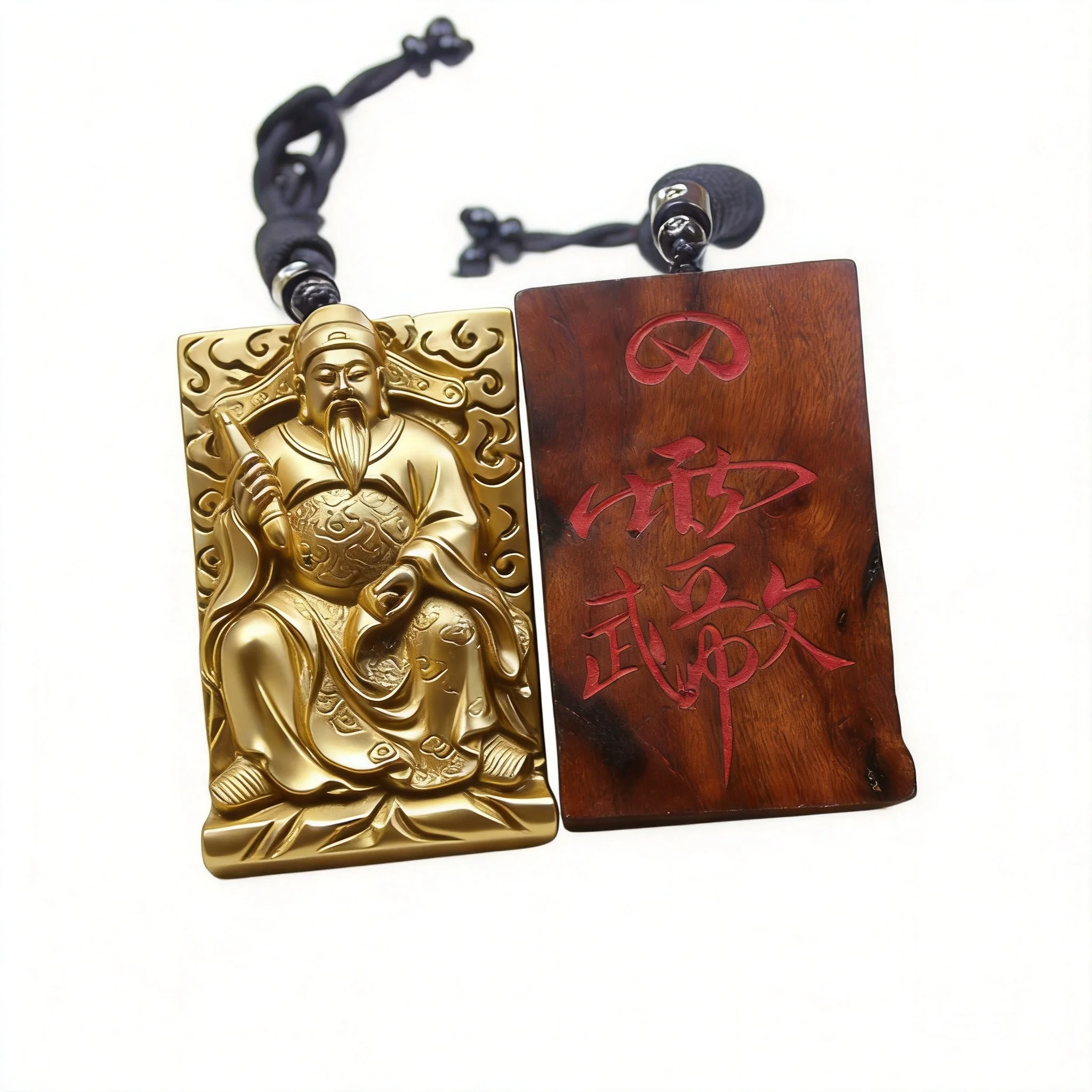 Chinese Style Thunder Struck Jujube Wood Wenchang Emperor Pendant Hand Carved Taoist Cinnabar Lucky Amulet Auspicious Blessing
Chinese Style Thunder Struck Jujube Wood Wenchang Emperor Pendant Hand Carved Taoist Cinnabar Lucky Amulet Auspicious Blessing