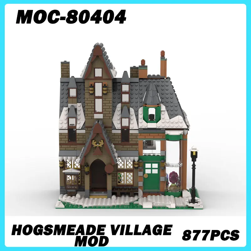 MOC-80404 Hogsmeade Village Mod Street View Series Blocks DIY Model Bricks Puzzle Toys Building Blocks Small Brick Xmas Gifts
MOC-80404 Hogsmeade Village Mod Street View Series Blocks DIY Model Bricks Puzzle Toys Building Blocks Small Brick Xmas Gifts