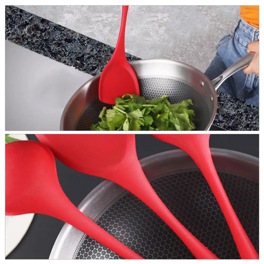 1 Set Heat-Resistant Non-Stick Kitchen Utensils Kit Silicone Spoon Colander Anti-Scald Cooking Tools Stir-Fry Spatula
1 Set Heat-Resistant Non-Stick Kitchen Utensils Kit Silicone Spoon Colander Anti-Scald Cooking Tools Stir-Fry Spatula