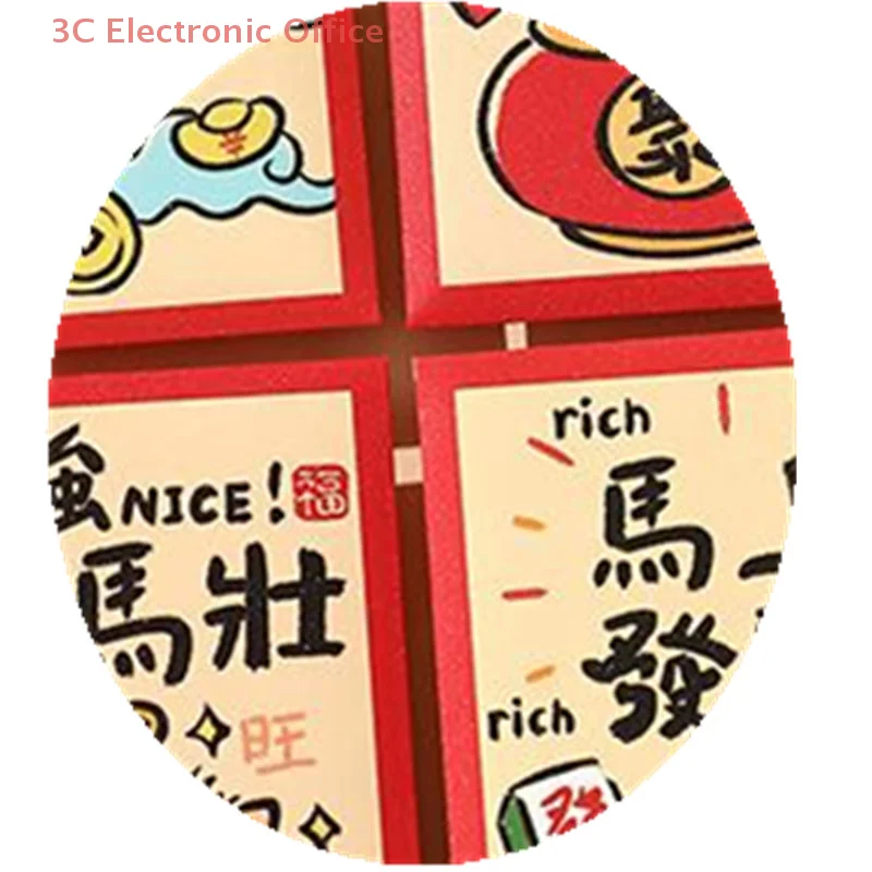 6 шт. 2026 год лошади в китайском стиле красный пакет счастливые деньги конверт милый зодиак лошадь узор новогодние принадлежности подарок 
6 шт. 2026 год лошади в китайском стиле красный пакет счастливые деньги конверт милый зодиак лошадь узор новогодние принадлежности подарок