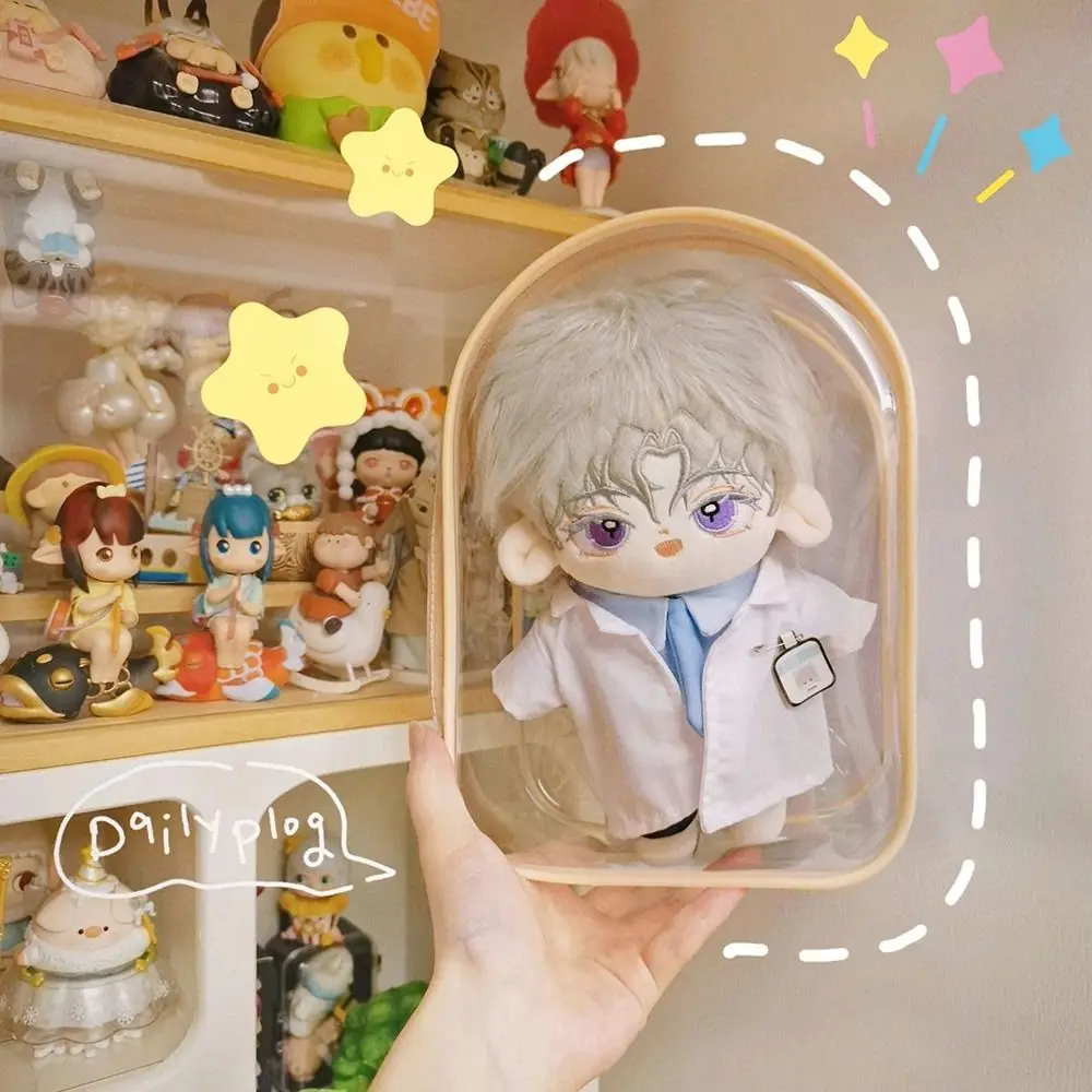 Transparent PVC Protective Bag Portable Thickened Cotton Doll Display Bags Doll Bag Doll Accessories
Transparent PVC Protective Bag Portable Thickened Cotton Doll Display Bags Doll Bag Doll Accessories